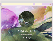 Tablet Screenshot of angelafehr.com